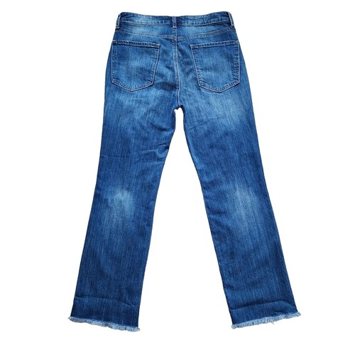 Numero Women's Ripped High Rise Frayed Hem Denim Jeans Blue Size 27 - Picture 4 of 15