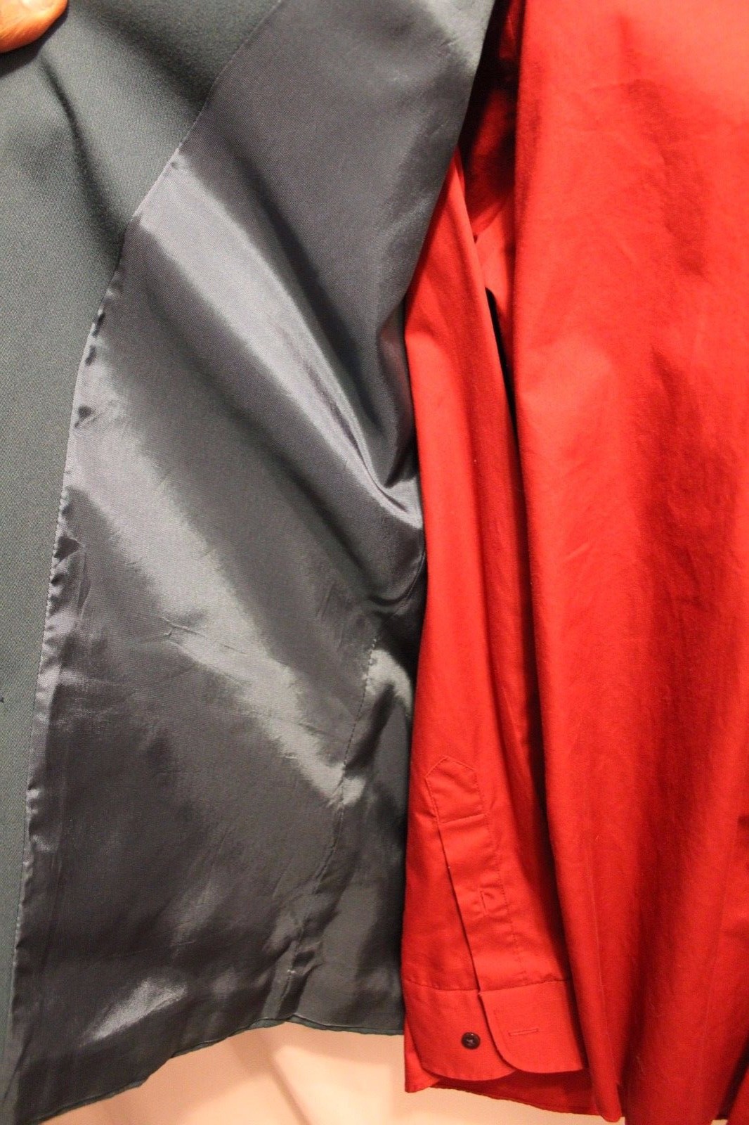 Checkpoint Blazer Polyester Blend Green Double Br… - image 6