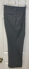 Vtg 80s-90s Chaps Ralph Lauren Gray Wool Trousers, Sz 34x29