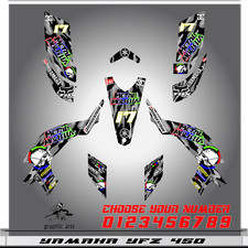 Yamaha YFZ 450 Graphics Kit 2004–2008 | ATV Decals Stickers Wrap Set