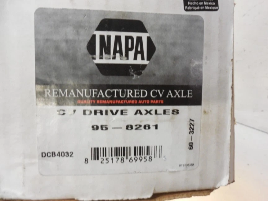 Eje delantero izquierdo NAPA CV 95-8261 para Dodge Caravan Voyager remanufacturado Foto 2 de 4