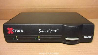 Cybex 520-154 SwitchView 2-Port KVM PS/2, VGA, Serial Ports, 1U - EXCL PSU