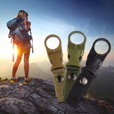 Tactical Hanging Bottle Buckle Clip Carabiner for Belt Water Bottle Hook Holder