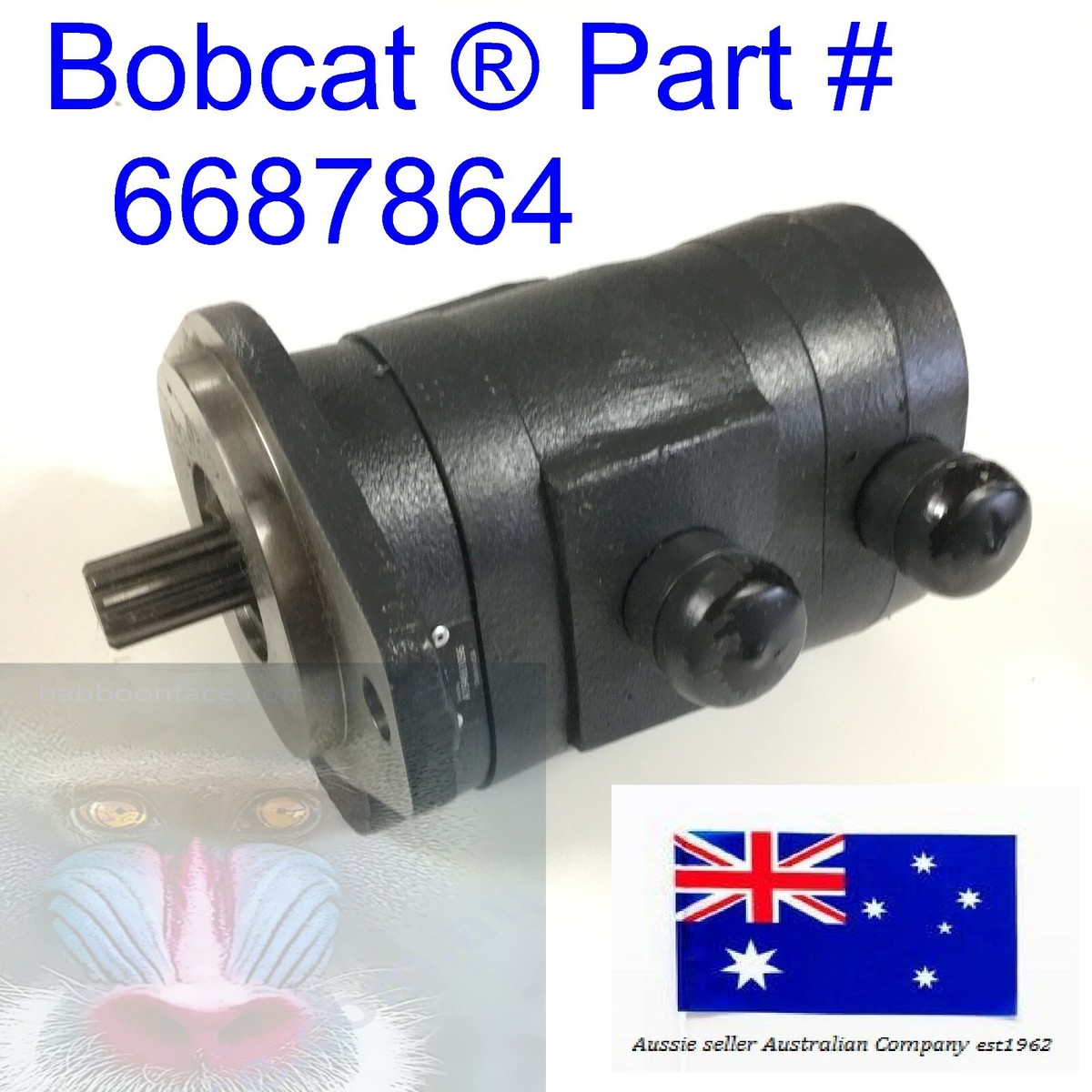 Bobcat Hydraulic Double Gear Pump OEM 6686703 S130 S150 S160