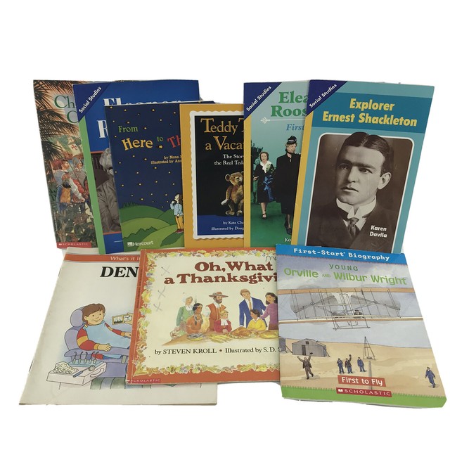 Nonfiction Kids Books On Social Studies RL 2 Lot of 9 Preowned