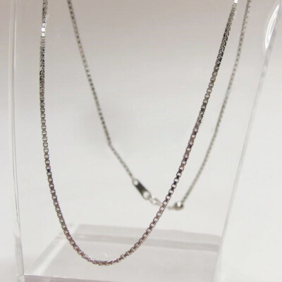 Catenina Argento 925 Veneziana 0,8 Mm: Delicata Collana Sottile, Resistente, Oro E Argento, Made In Italy, Varie Lunghezze (35-76 Cm) - 2