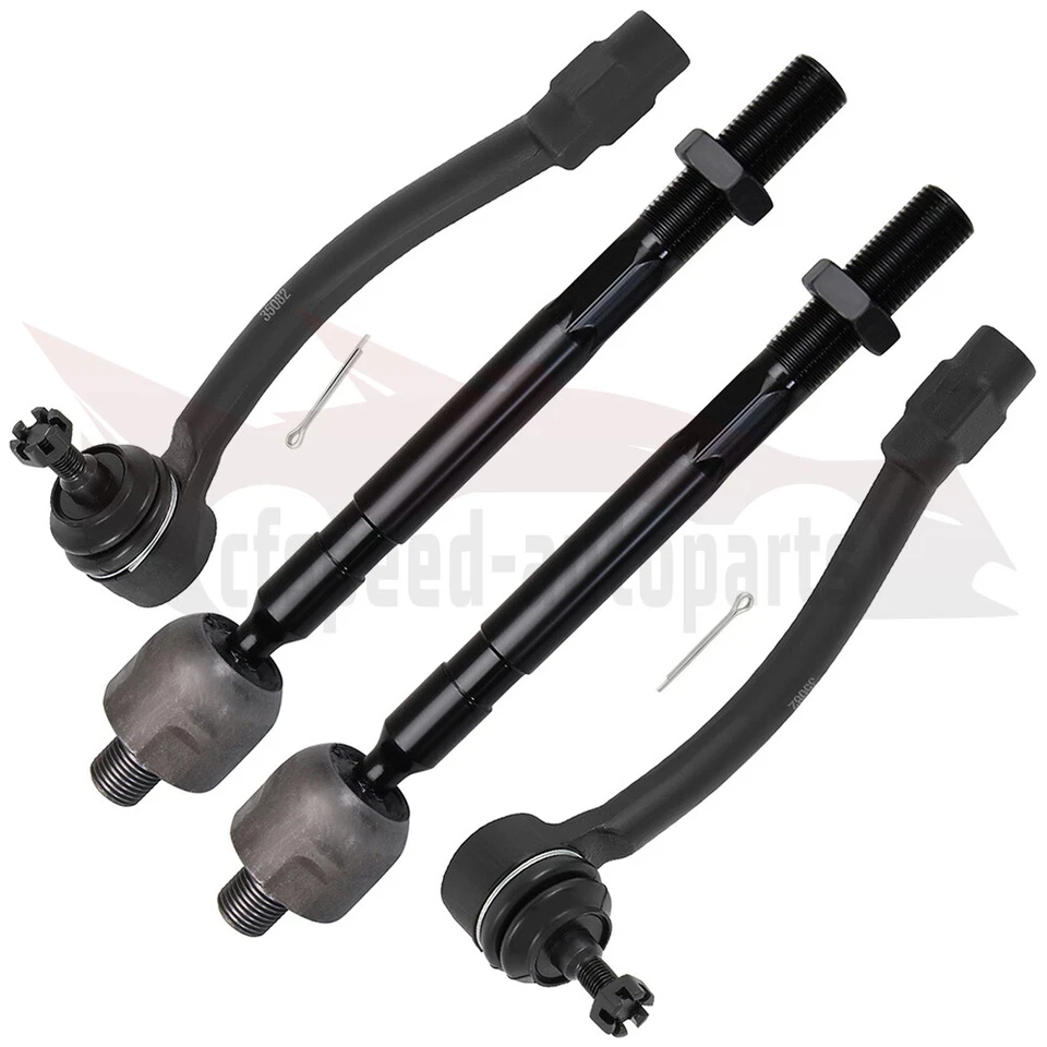 Dirección de extremo de barra de amarre delantera 4 piezas para Hyundai Elantra 2011-2017 Veloster 2012-2017 Foto 4 de 4