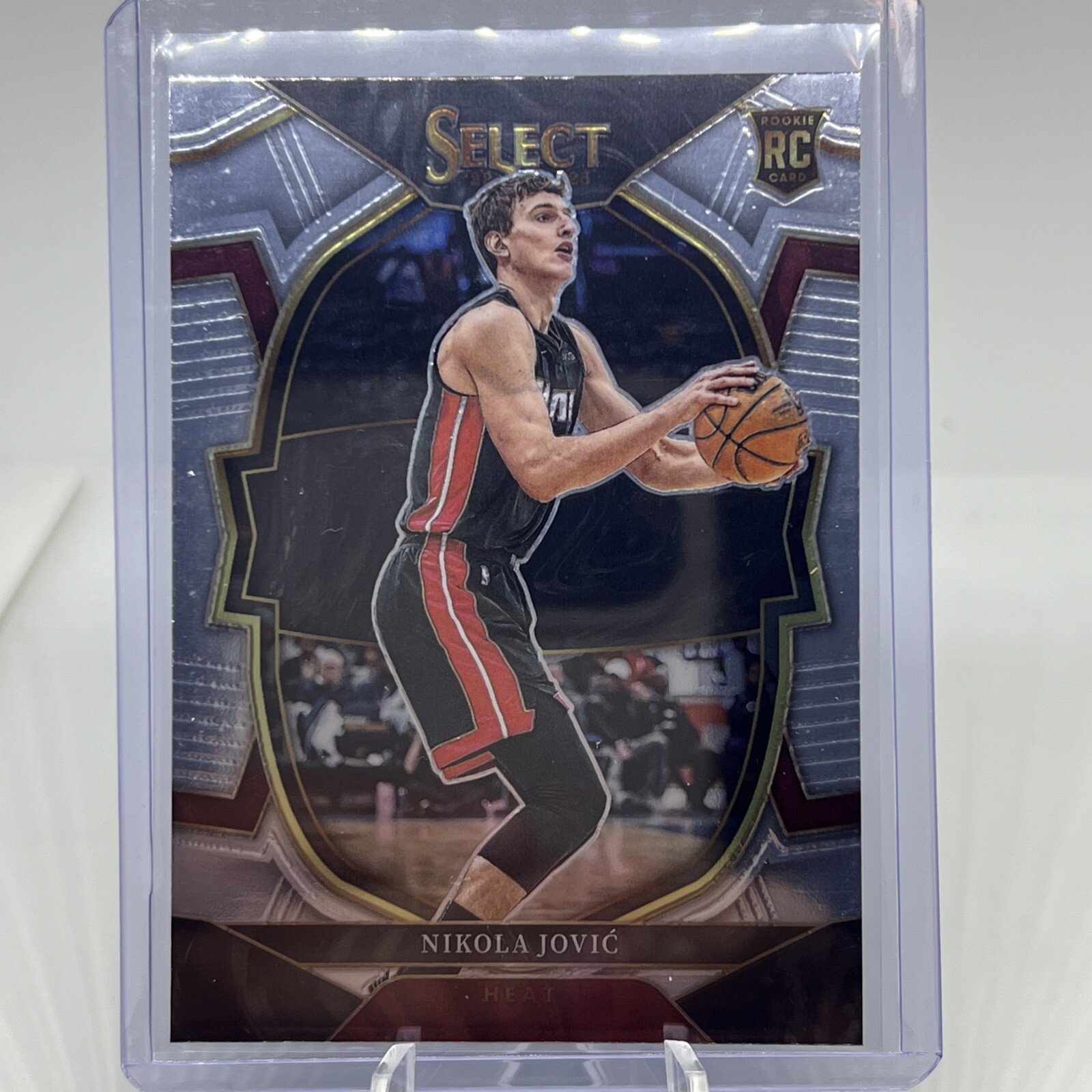 2022-23 Panini Select #91 Nikola Jovic Concourse Base RC Rookie