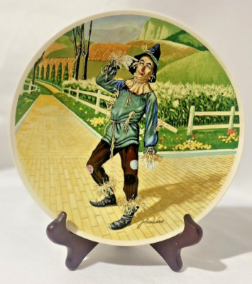 Vintage Wizard Of Oz '' If I Only Had A Brain '' Knowles Collector Plate
