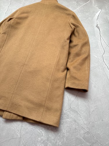 Ermenegildo Zegna Soft Wool Zip Coat Jacket Puffer Lining Camel Size M - Picture 21 of 24