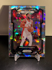 2023-24 NBA Panini Prizm - Markquis Nowell - Silver Cracked Ice Prizm RC