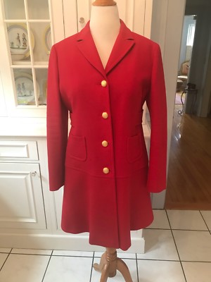 red coat jacket