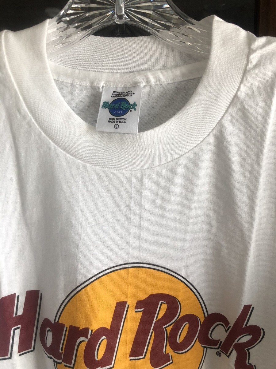 Vintage Hard Rock Cafe Shirt Mens Large White San Francisco