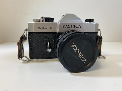 Vintage Yashica TL Electro X SLR Film Camera with 50 mm lens UNTESTED