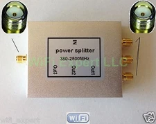 3 Way RF Power Splitter Power Divider Combiner 1 to 3 SMA /F 800-2500Mhz USA
