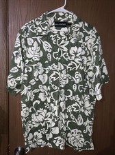 Billabong Button Up Shirt XL VTG Hawaiian Floral Tropical Beach Surfer Shirt 90s