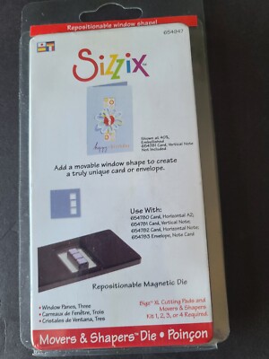 Sizzix Movers & Shapers Magnetic Repositionable Die Window Panes