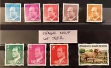 Timbres NEUF Espagne Lot 9 timbres Effigie : Rey Juan-Carlos I (Ref DJC2)