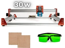 Laser Engraver and Cutting Machine, Largest Area 17in x 18in, 30W - by Rezati