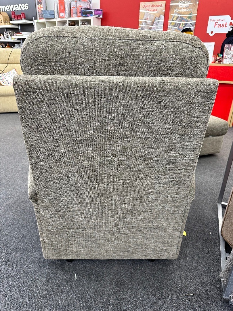 G Plan Holmes Armchair and Footstool Grey Fabric CS I09 eBay