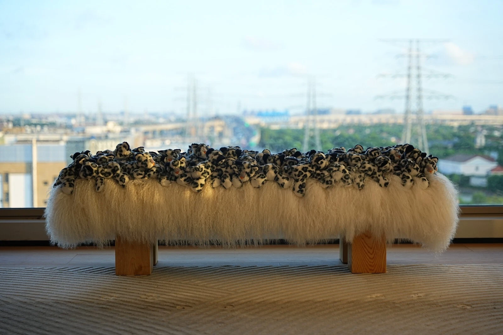 Stuffed Animal Wood Bench Armchair Sofa Chair Campana brothers Fully Custom
Opens in a new window or