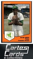 Victor Garcia 1989 ProCards Greensboro Hornets #407 Cincinnati Reds