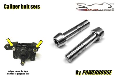 Suzuki RG250 H Gamma Mk3 1988 Heck Bremssattel Gelenk Schrauben Edelstahl GJ21B