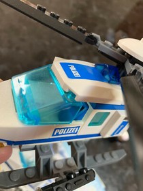 LEGO City 7741 Police helicopter, minifigure, manual - POLIZEI