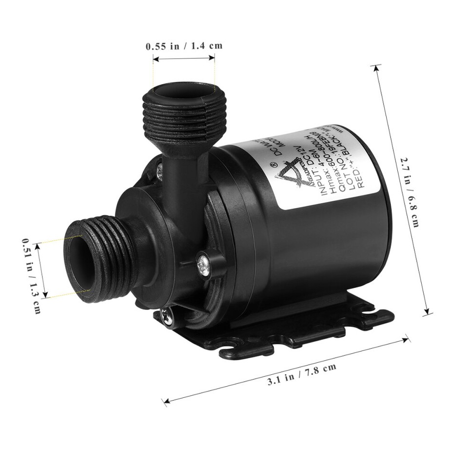 Fountain Pumps Submersible Outdoor Electric Water Pump 12v Small Water