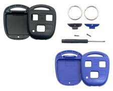 Key Fob Shell Keyless Entry Remote Car Cover Case Fits Black  Blue