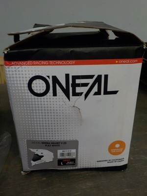 O'Neal Sierra II Helmet - Flat White - Large - Used - Acceptable