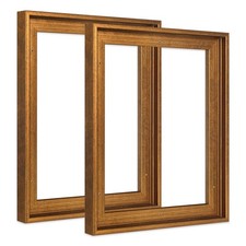 Floating Frame for 9x12 Stretched Canvas Paintings with 0.6-0.8  Deep, 2 Pack...