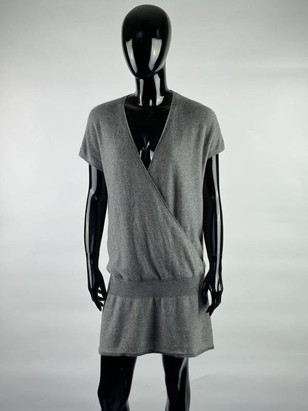 Women Closed Dress Grey Cashmere 36 / S / 44