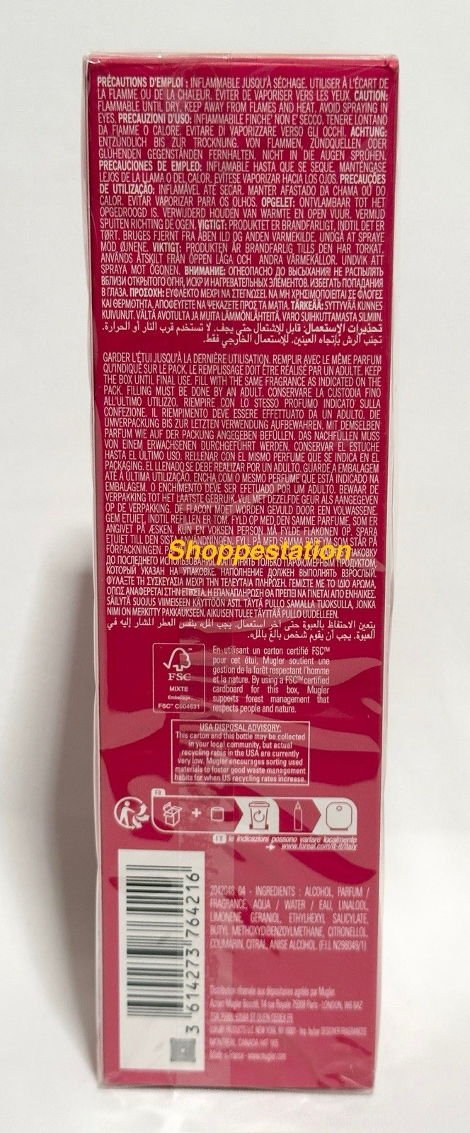 Thierry Mugler ANGEL NOVA Eau de Parfum REFILL 3.3oz / 100ml Sealed In Box