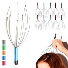 10 Scalp Head Massager Scratcher Stress Relief Tool Acupressure Therapy Relax
