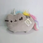 Pusheen The Cat Plush 13” Rainbow Unicorn Gund NWT