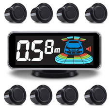 Sensores De Reversa Universal Para Autos Carros Pantalla LED Distancia Y Sonido