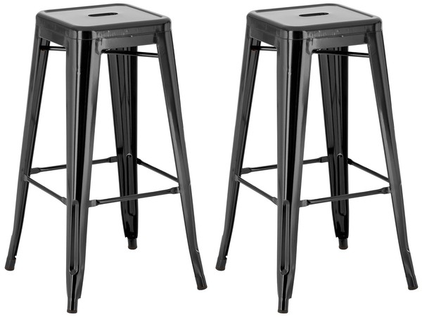 2Er Set Barhocker Joshua Schwarz-image