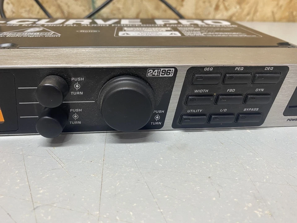 Behringer Ultra-Curve Pro DEQ2496 24-Bit Digital Audio Processor Rack - Image 3 of 4