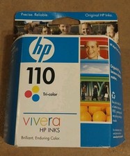 Genuine HP 110 Tri-Color Ink Cartridge Original Box Sealed From 2009