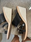 Ugg australian lazer cut leather, wedge sandal, 6, toe loop, NWOT — photo 4
