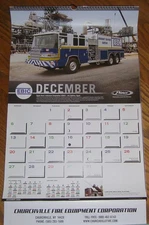 Pierce Calendar Fire Department Photos of Fire Apparatus Vintage