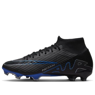 Nike Zoom Superfly 9 Academy FG/MG Black/Chrome/Hyper Royal DJ5625-040 Size 13