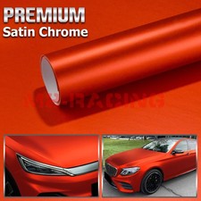 Premium Satin Chrome Matte Metallic Vinyl Wrap Sticker Sheet Film Bubble Free