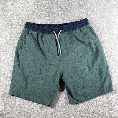 Marine Layer Shorts Mens 30 Green Weekend Sport Athletic Gym Running Lounge