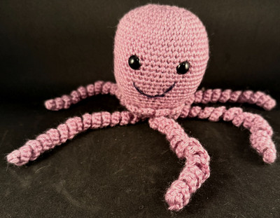 Crochet - Lavender Octopus - Stuffed Animal - 10'' - Handmade