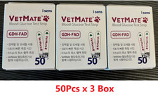 VETMATE Teststreifen 50pcs x3box Test Strips Blood Glucose Diabetes For Dog Cat