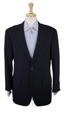 Brooks Brothers BrooksEase Navy Blue 2-Btn Wool Blazer Jacket Made in USA 40R