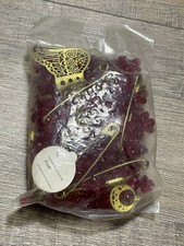 New Darice Home for the Holidays Ruby 4 Angel Beaded Ornament Kit 1960-M19 Red
