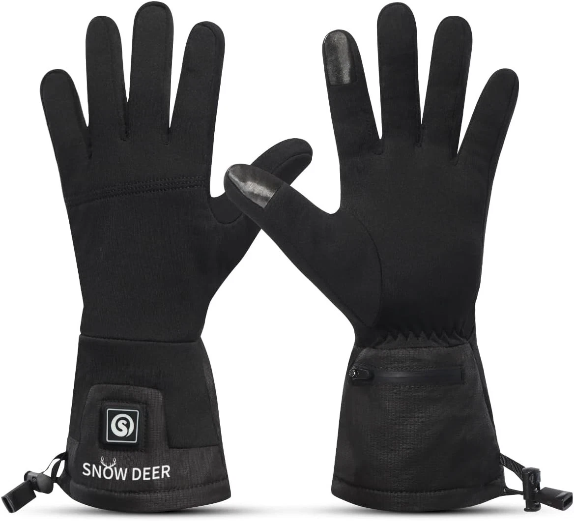 SNOW DEER Heated Gloves for Women 7.4 V 2200 mAh Rechargeable Battery XXL